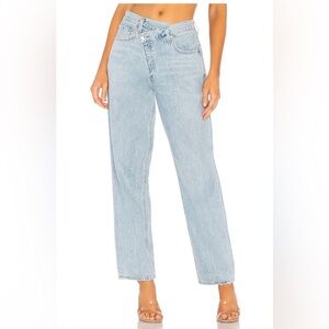 Agolde Criss Cross Upsized Jean in Suburbia
